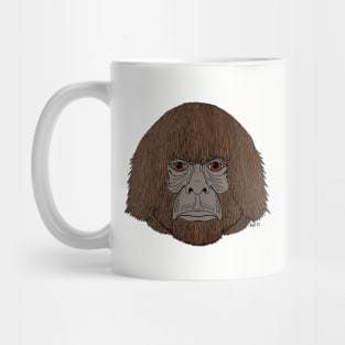 Bigfoot Portrait 2 (Human-Like) Mug